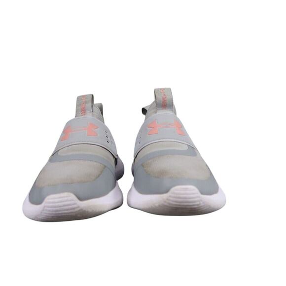Under Armour Shoes Womens 8.5 Athletic Trainers Slip On Run Play Sneakers Gray - Picture 3 of 12